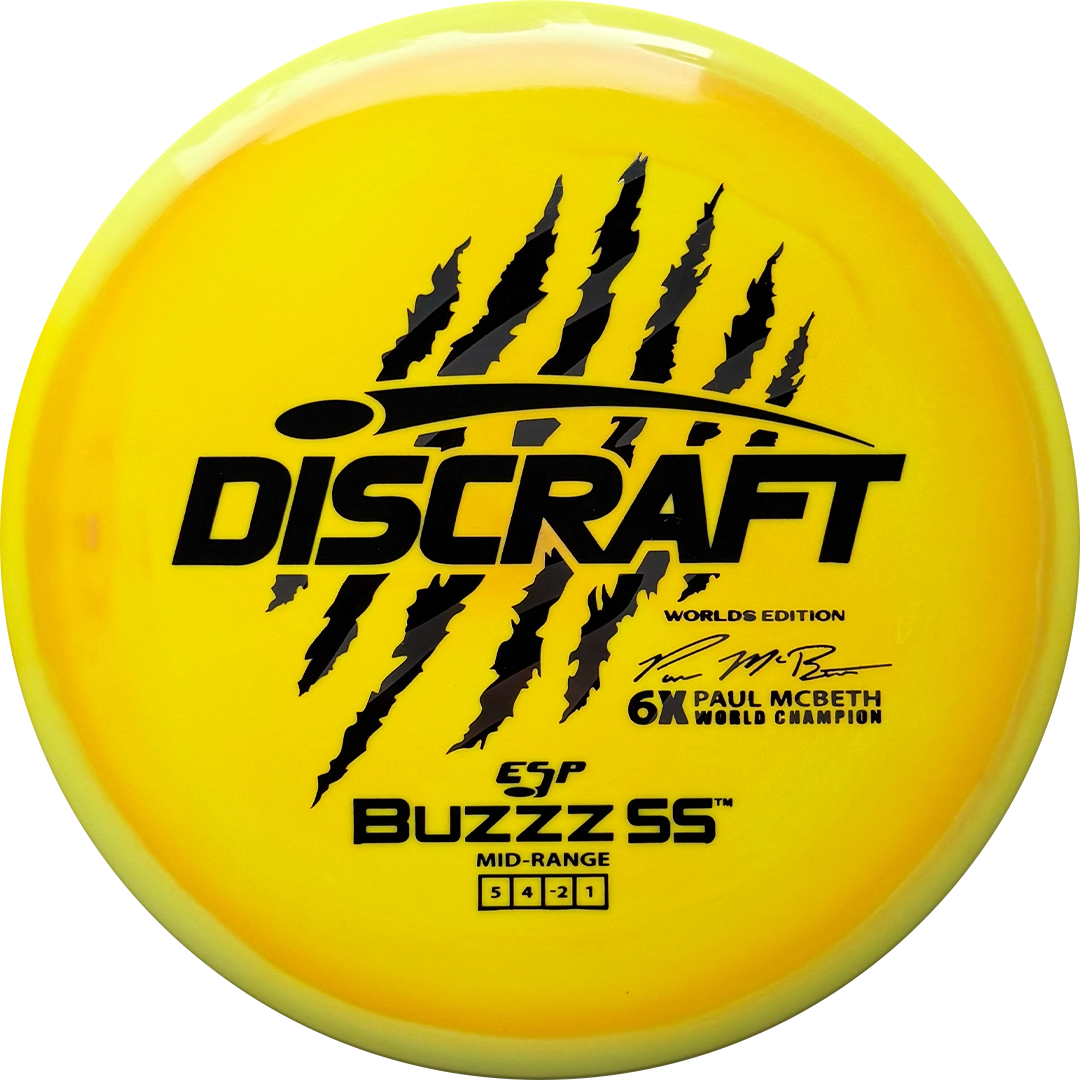 Discraft Buzzz SS Worlds Edition Paul McBeth 6-Claw ESP